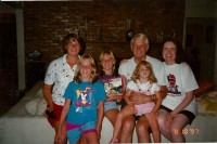 Liz & girls visit, Aug 1997